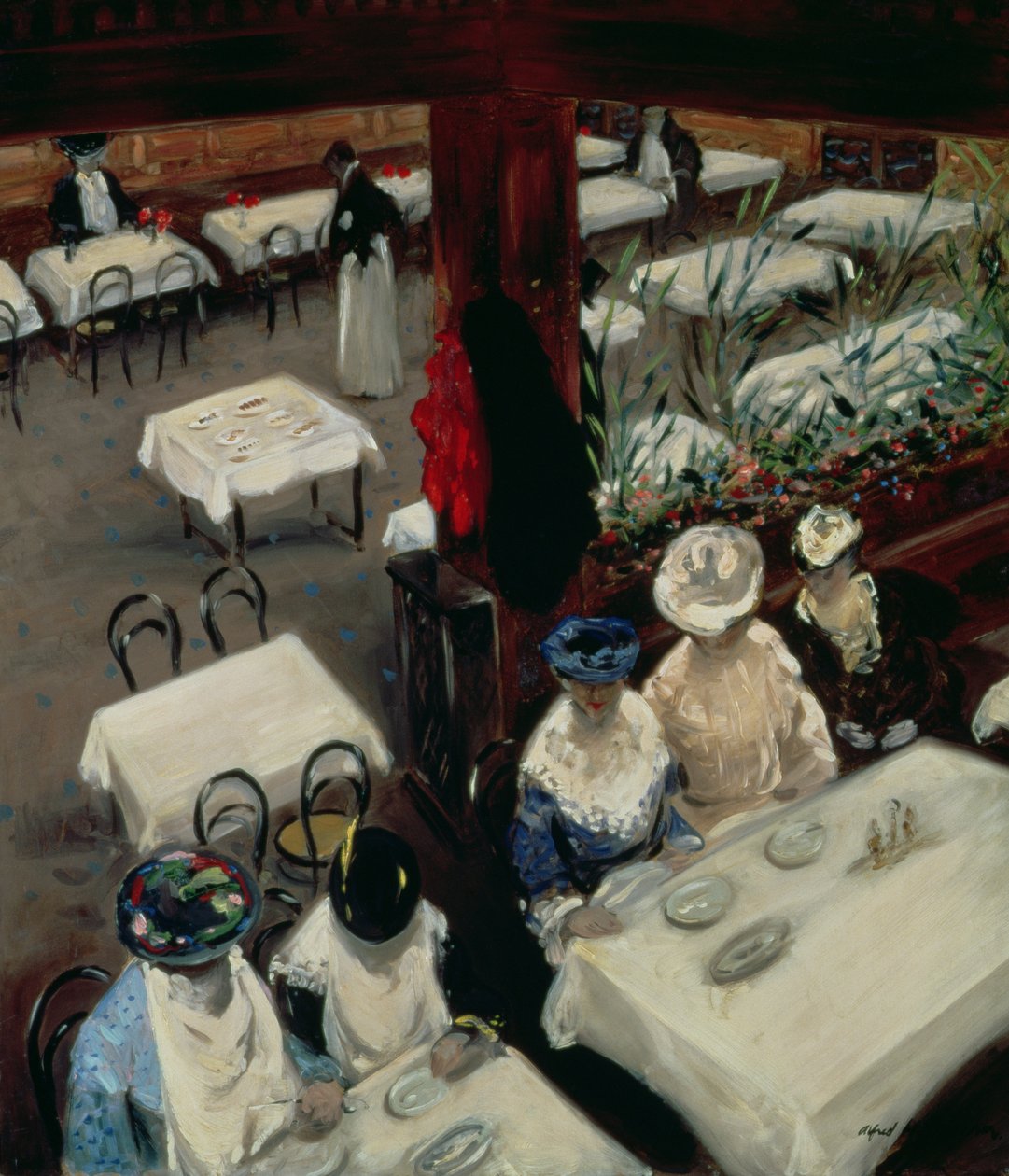 W kawiarni, 1905 autorstwa Alfred Henry Maurer
