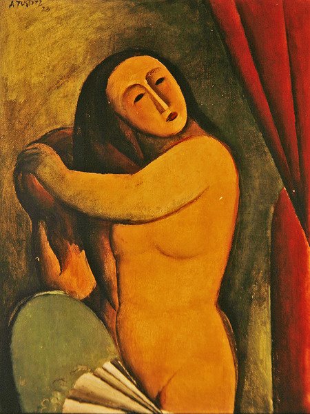 Akt we wnętrzu autorstwa Alfred Justitz
