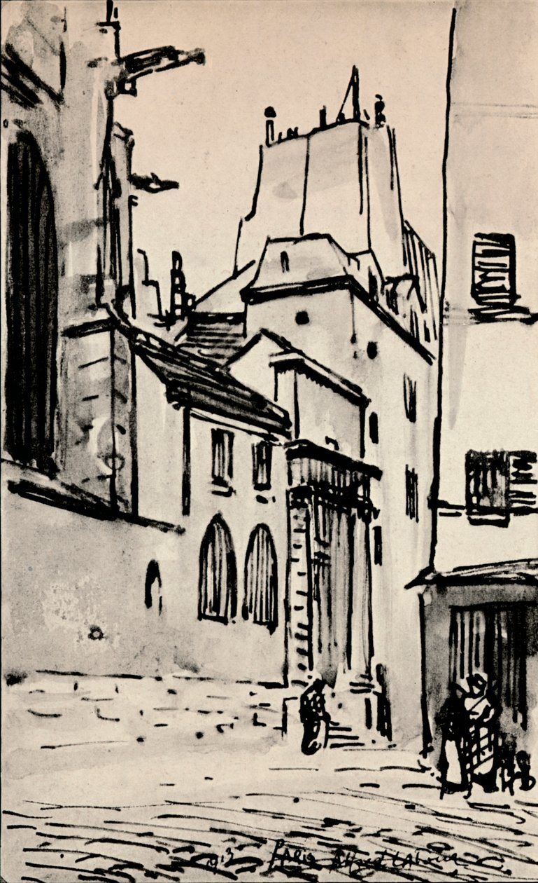 „Rue des Barres”, 1915 autorstwa Alfred Latour