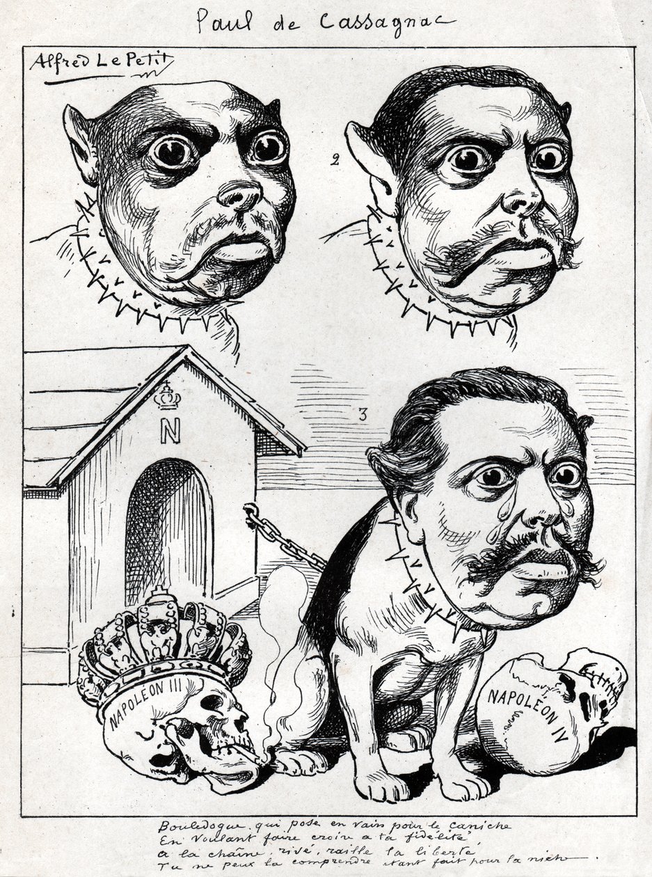 Paul de Cassagnac. autorstwa Alfred Le Petit