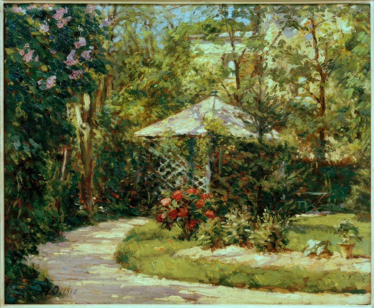 Ogród z pawilonem autorstwa Alfred Nathaniel Oppenheim