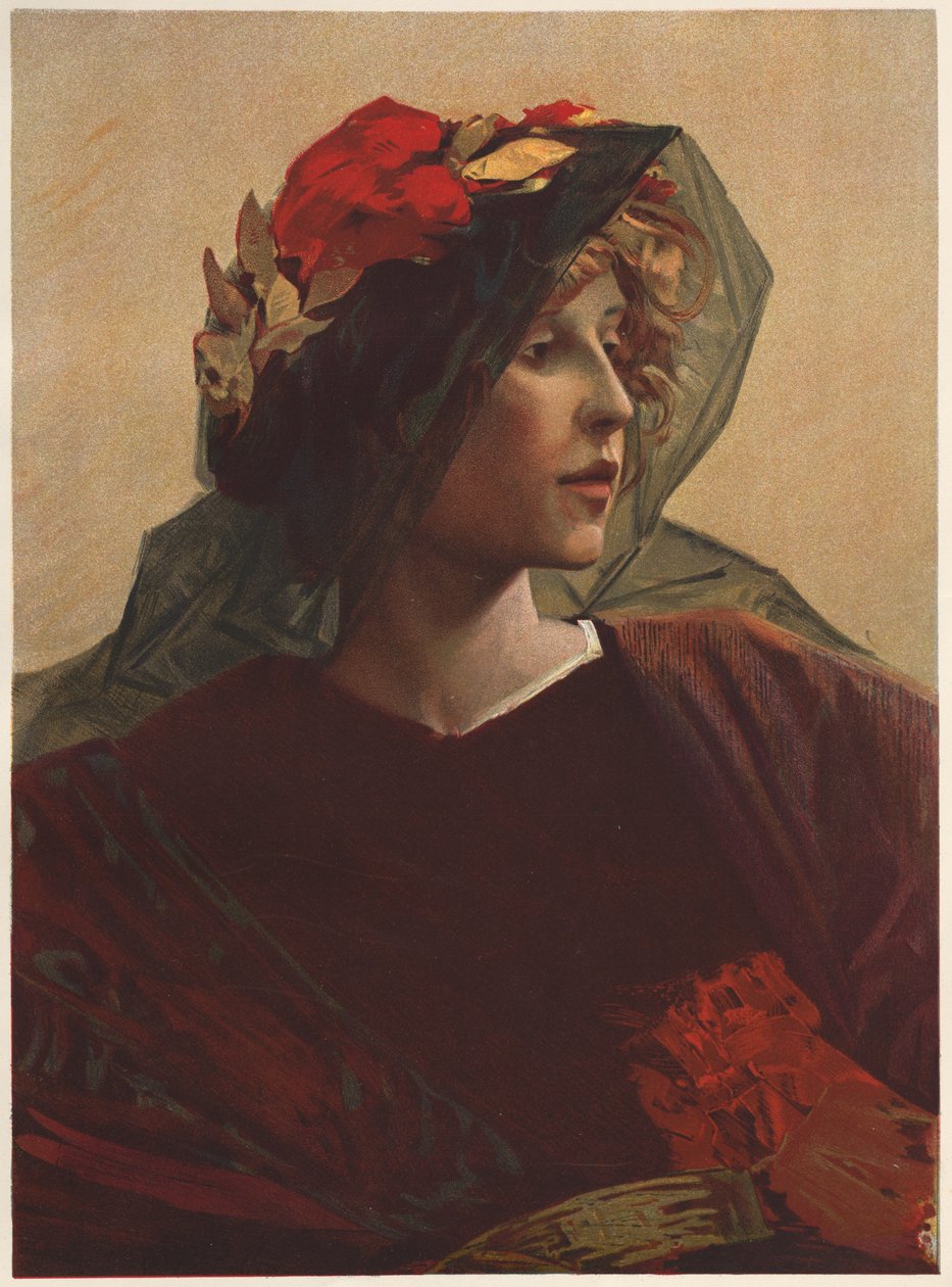 Impéria (litografia kolorowa) autorstwa Alfred Pierre Agache