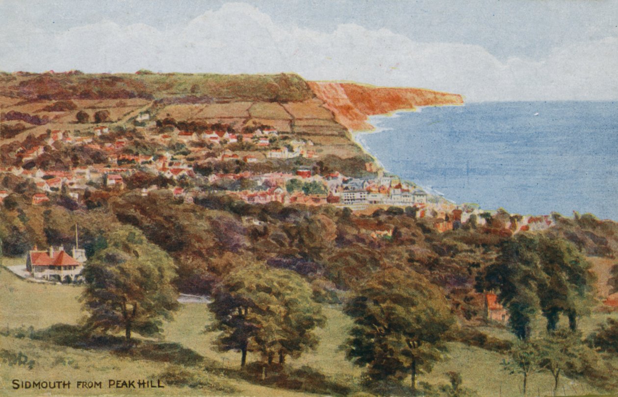 Sidmouth z Peak Hill autorstwa Alfred Robert Quinton