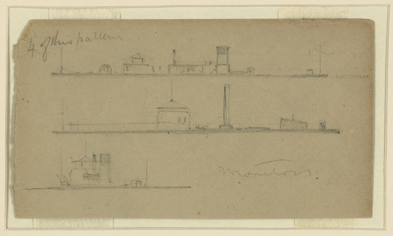 Monitory autorstwa Alfred Rudolph Waud