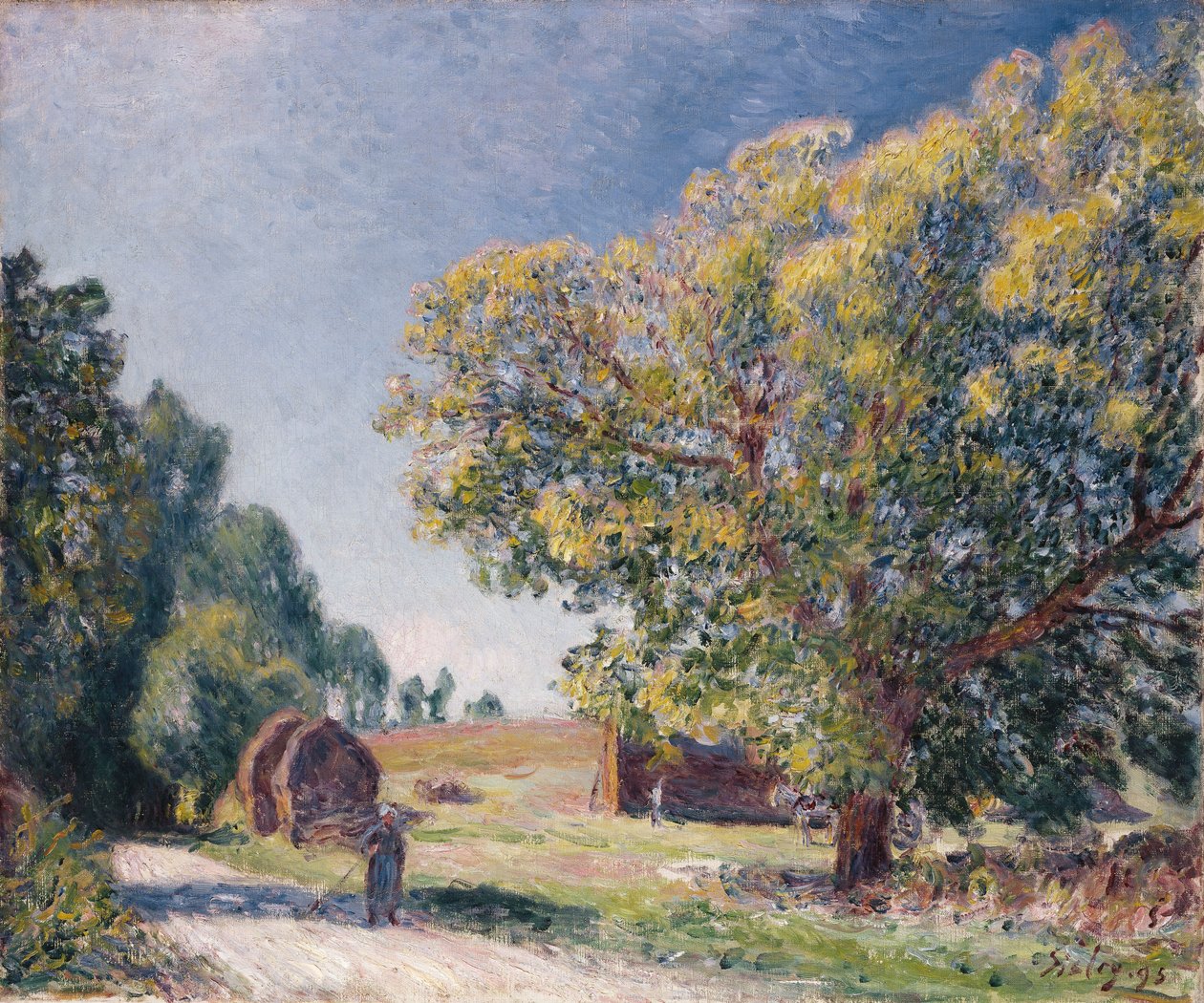 Polana w lesie, 1895 autorstwa Alfred Sisley