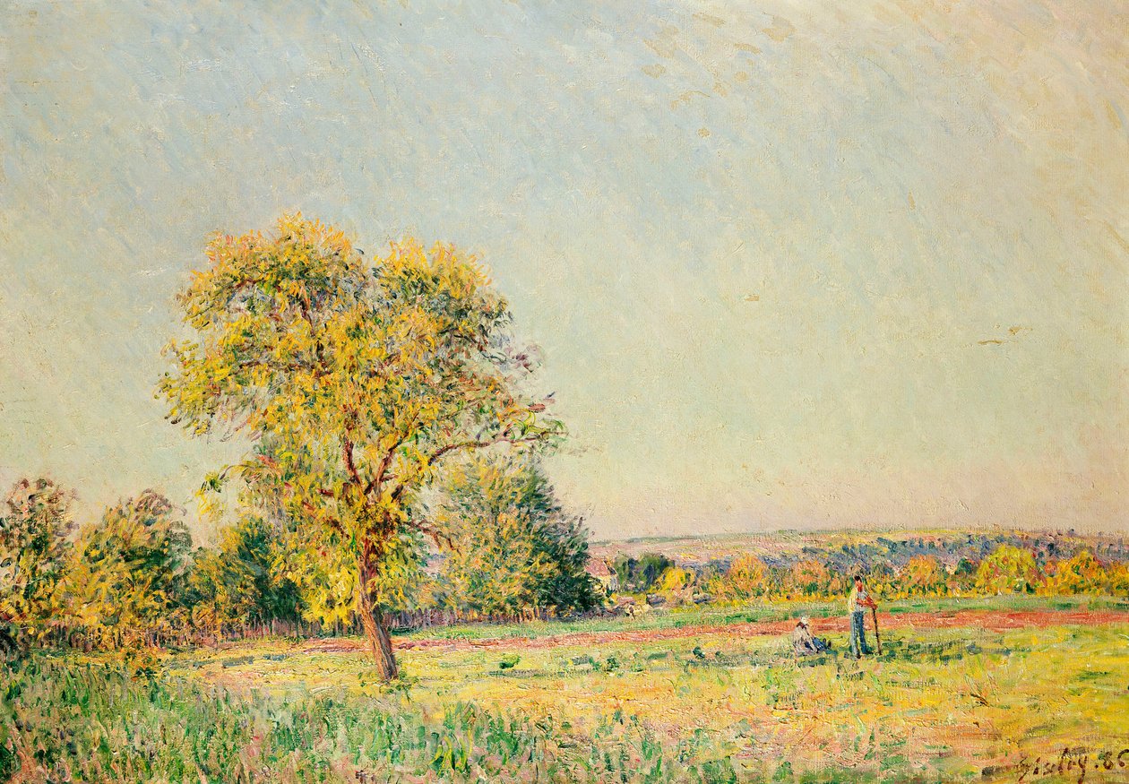 Letni dzień, 1886 r. autorstwa Alfred Sisley