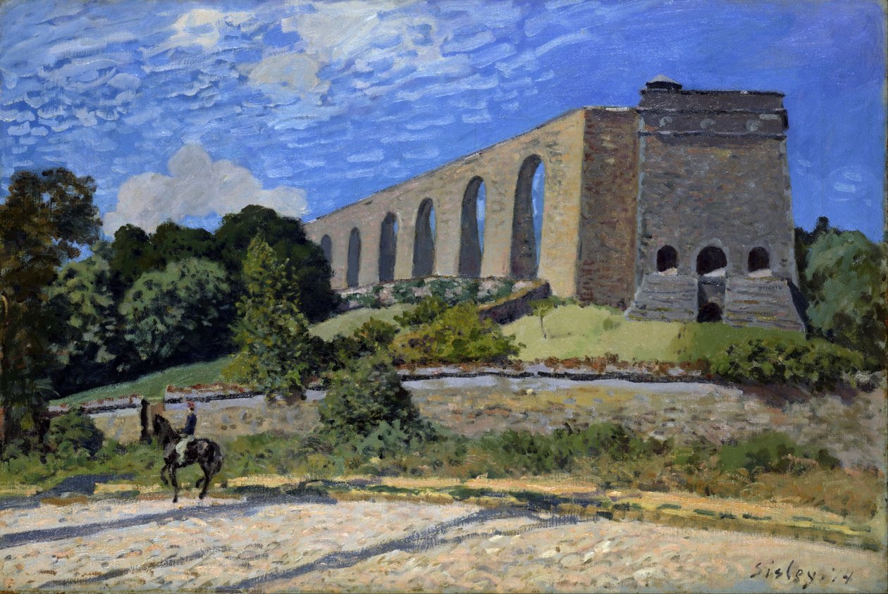 Akwedukt w Marly autorstwa Alfred Sisley