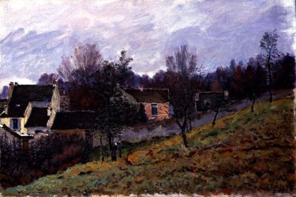 Jesień w Louveciennes autorstwa Alfred Sisley