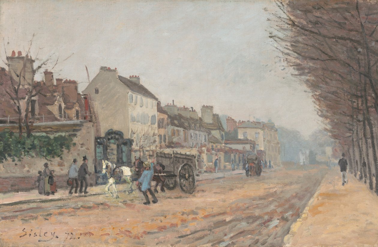 Heloise Boulevard, Argenteuil, 1872. autorstwa Alfred Sisley