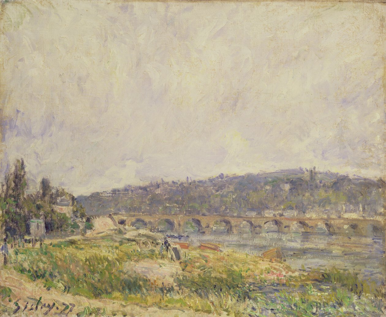 Most w Sevres, 1877 autorstwa Alfred Sisley