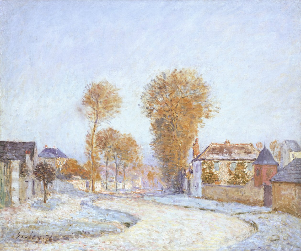 Pierwszy Mróz autorstwa Alfred Sisley