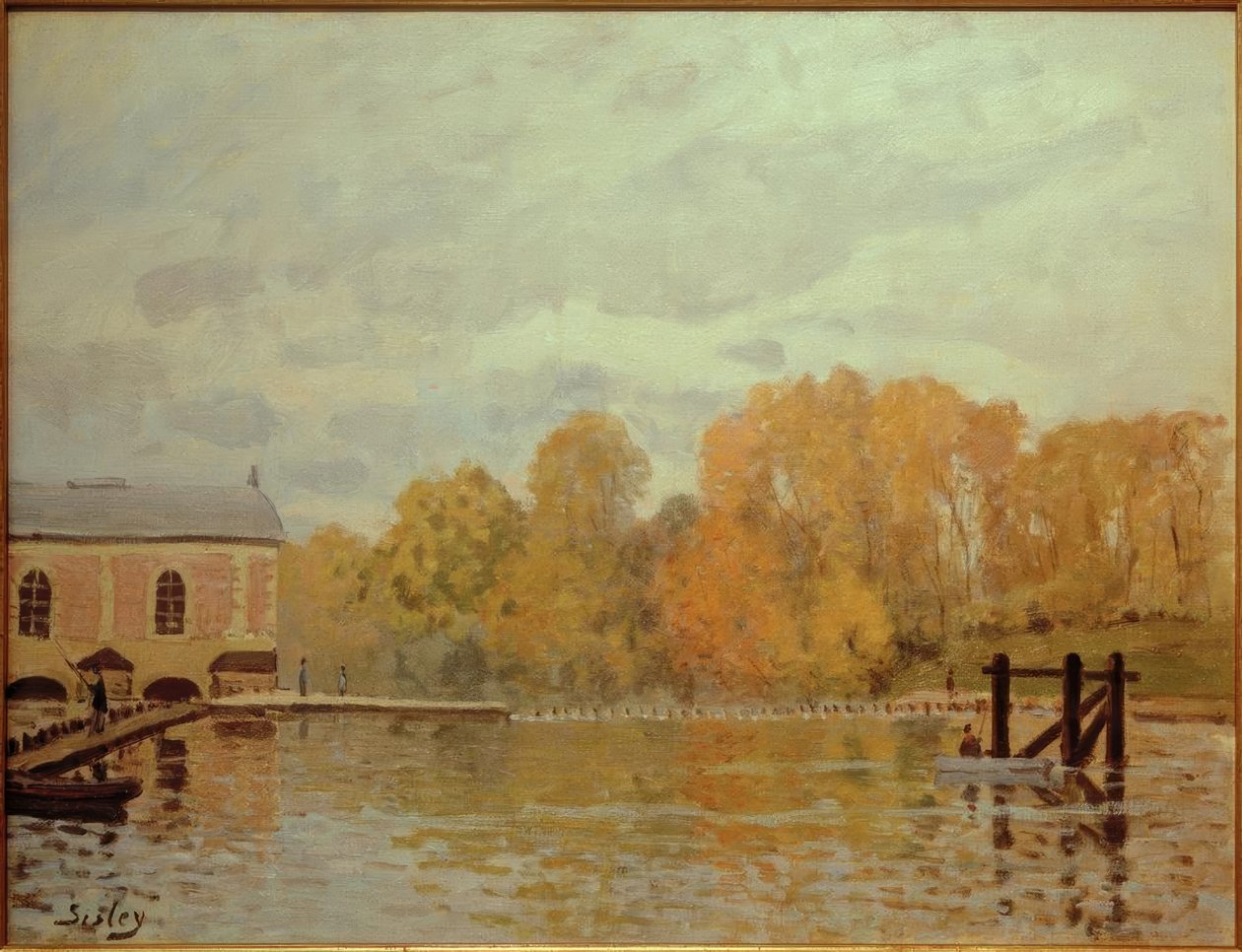 Powódź w Marly autorstwa Alfred Sisley