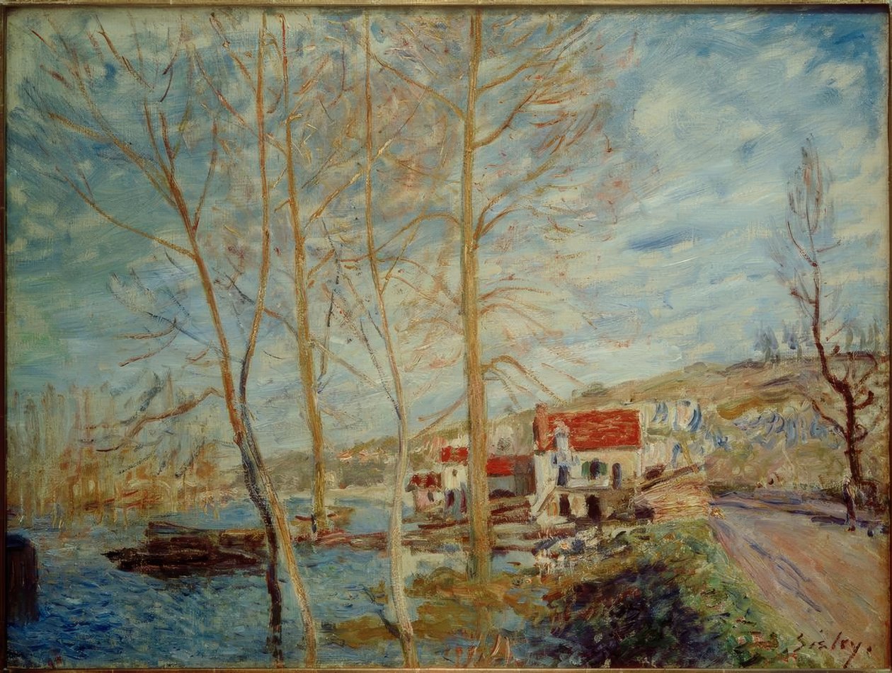 Powódź w Moret autorstwa Alfred Sisley