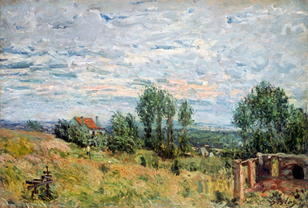 Brykieciarnia (Brickfield) autorstwa Alfred Sisley