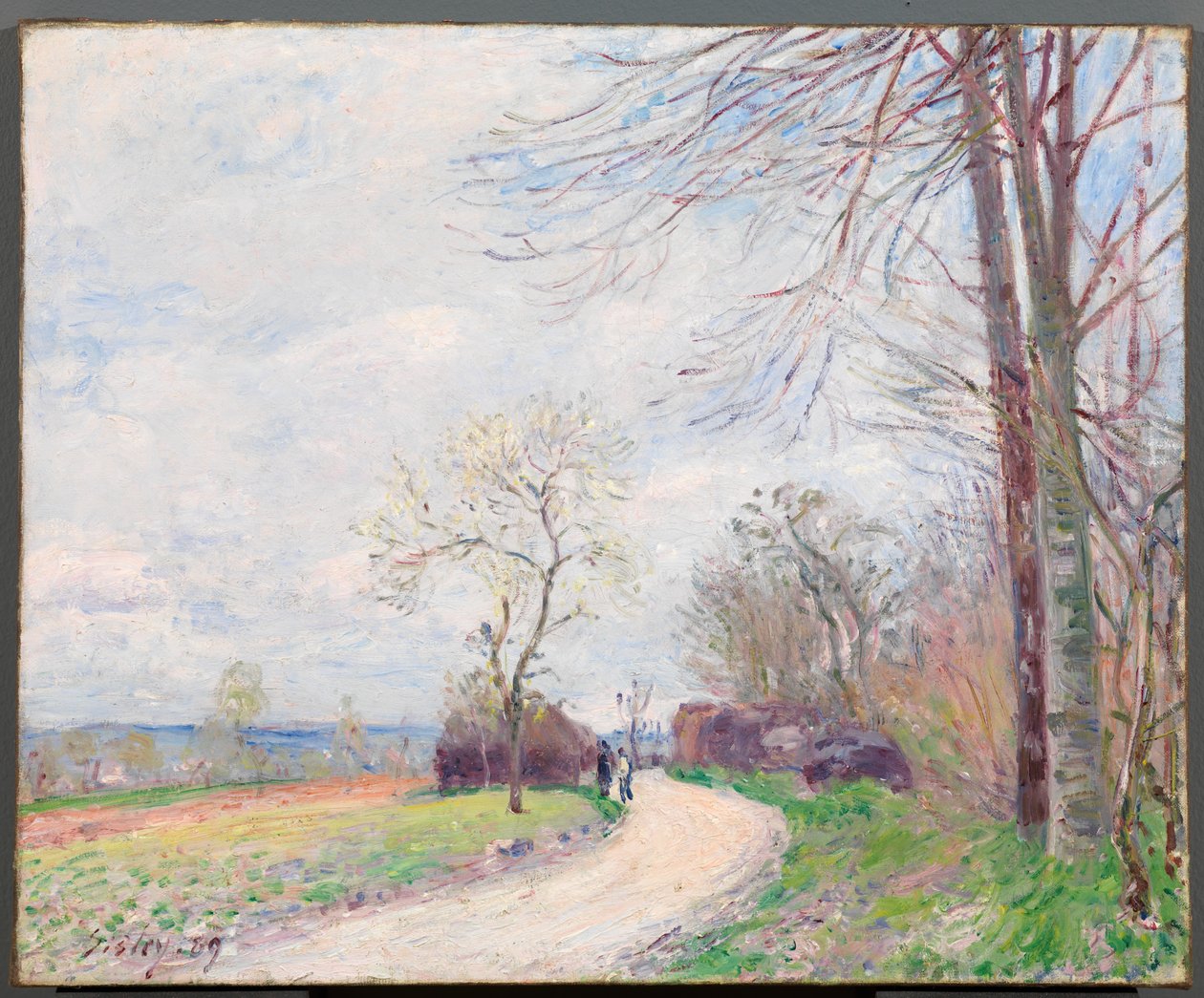 Chemin des Buttes (wiosną) autorstwa Alfred Sisley