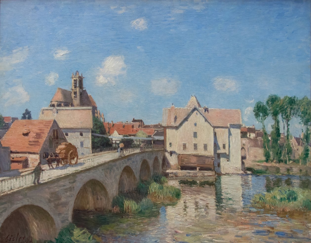 Most Moret autorstwa Alfred Sisley