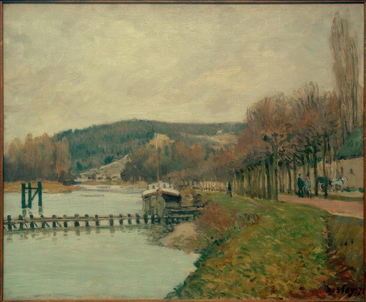 Coteaux de Bougival autorstwa Alfred Sisley