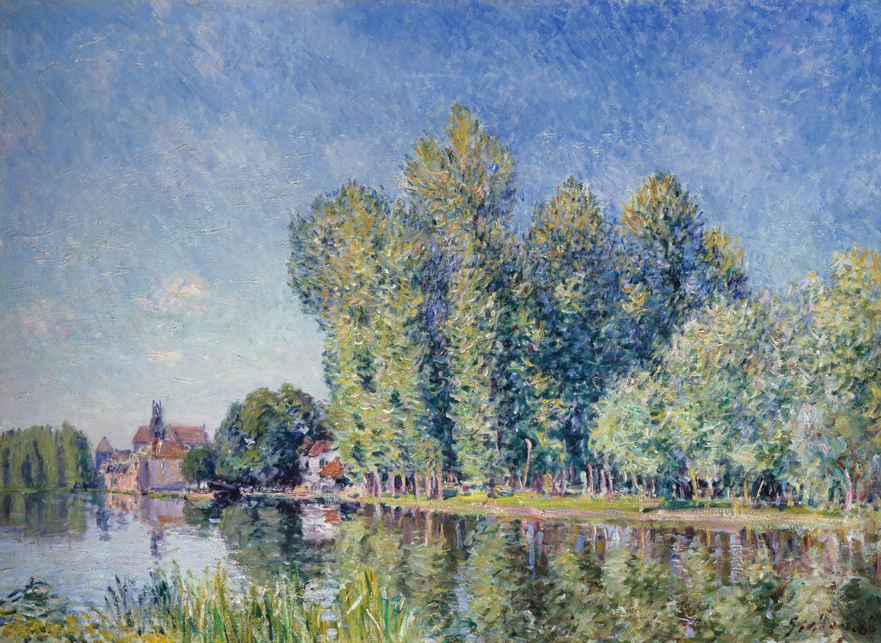 Loing w Moret autorstwa Alfred Sisley
