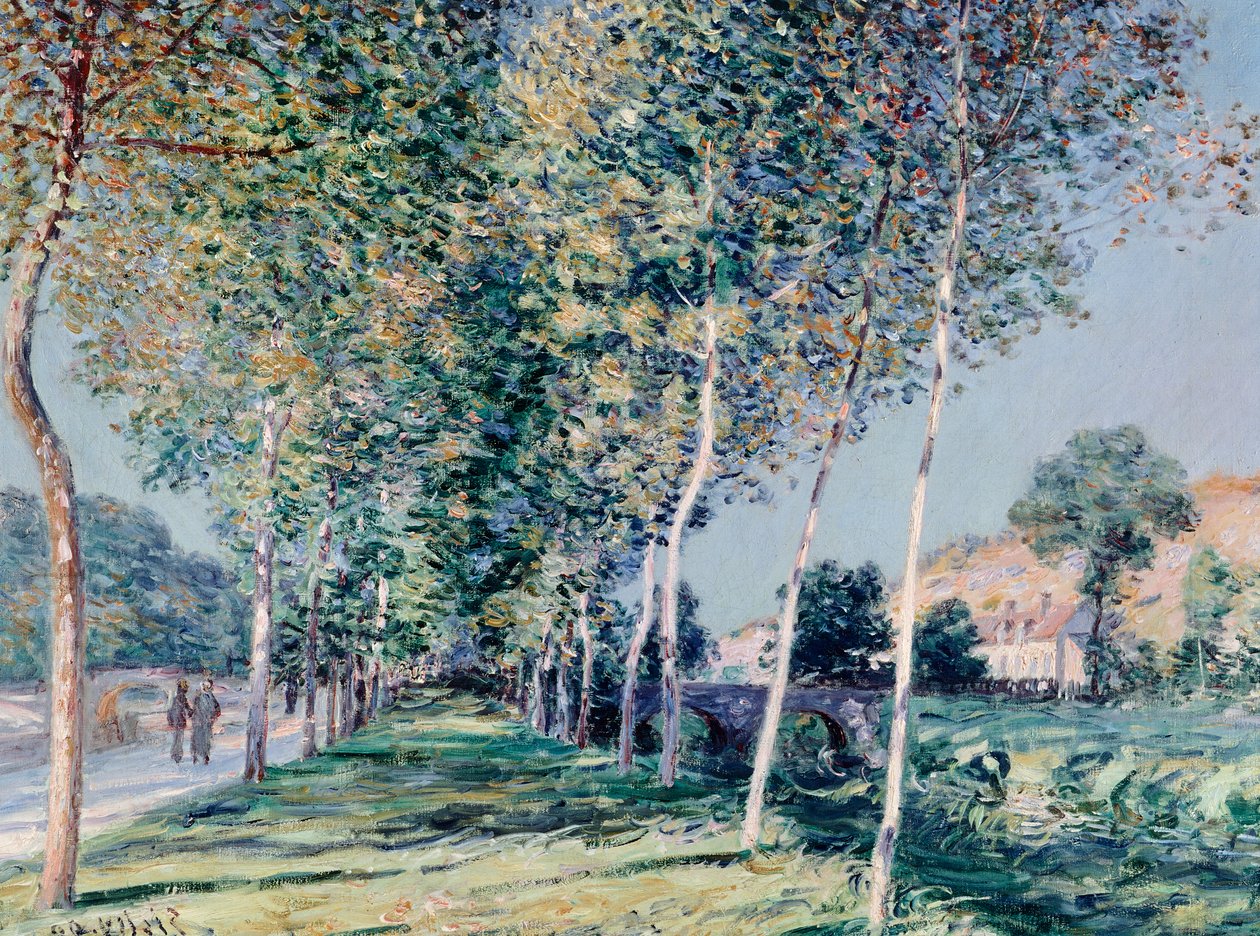 Droga do Louveciennes – Alfred Sisley (1839-1899) autorstwa Alfred Sisley