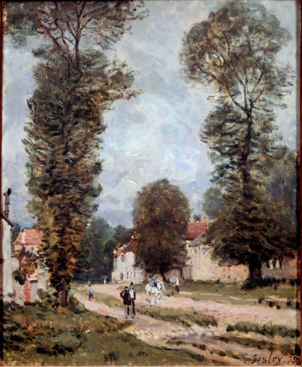 Droga do Wersalu autorstwa Alfred Sisley