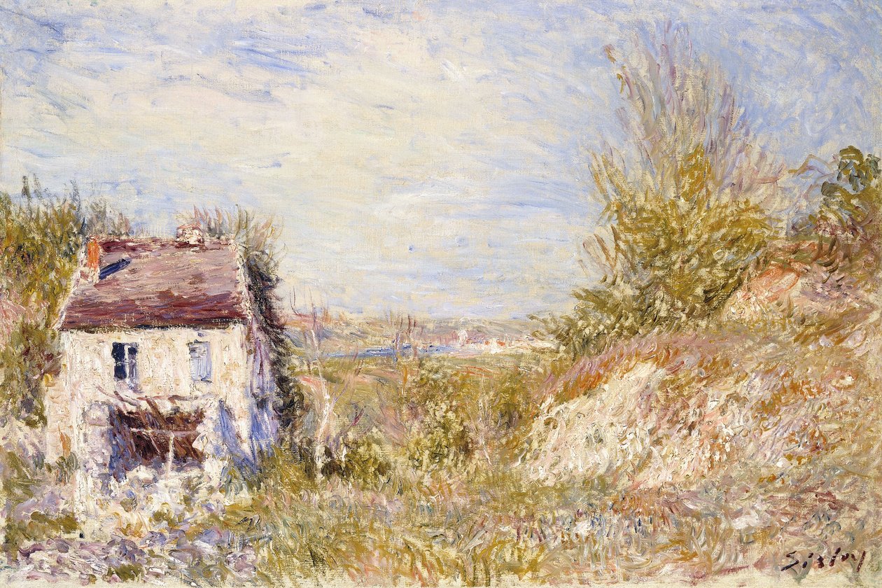 Opuszczony dom; Opuszczony dom, ok. 1886 r. autorstwa Alfred Sisley