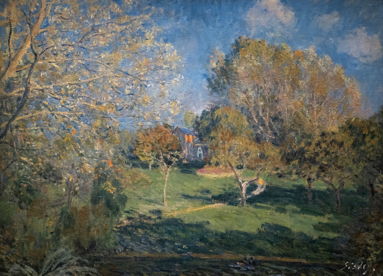 Ogród Hoschede autorstwa Alfred Sisley