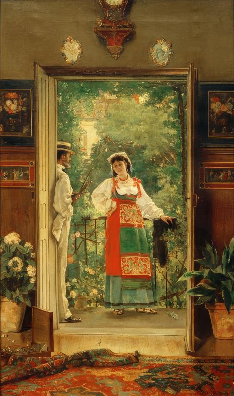A.Stevens, Alfred Knyffs Atelier autorstwa Alfred Emile Stevens