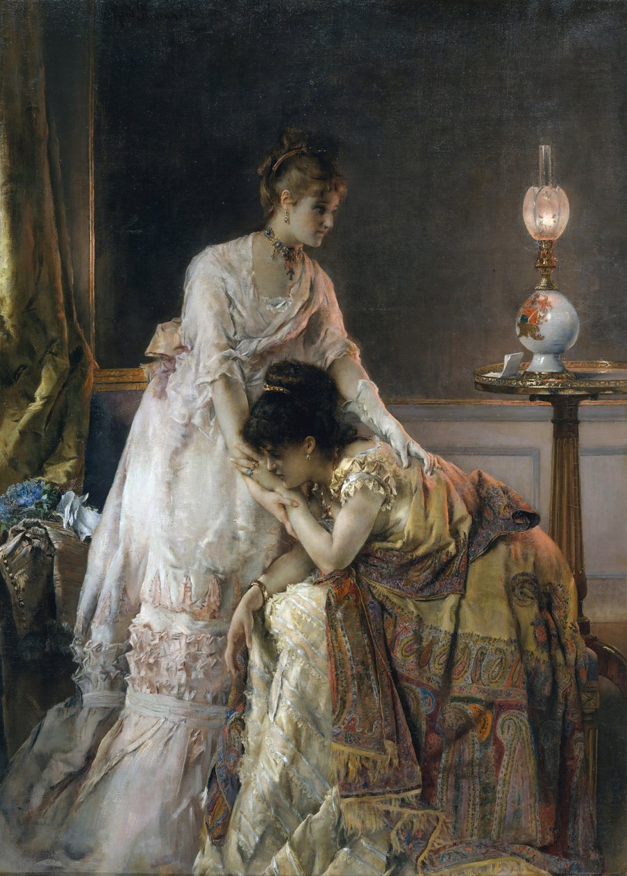 Po balu, 1874. autorstwa Alfred Emile Stevens