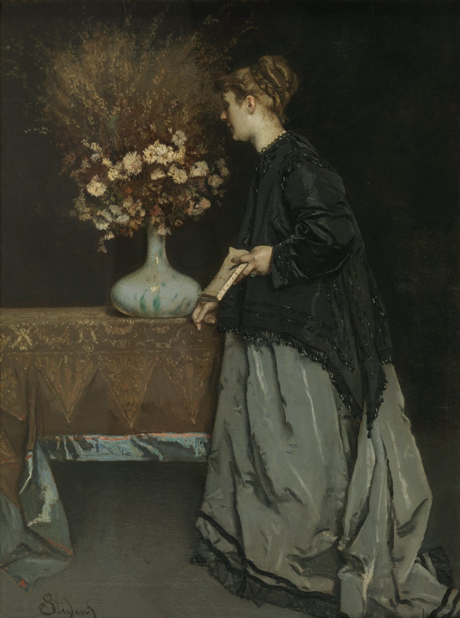 Jesienne Kwiaty, 1867 autorstwa Alfred Emile Stevens