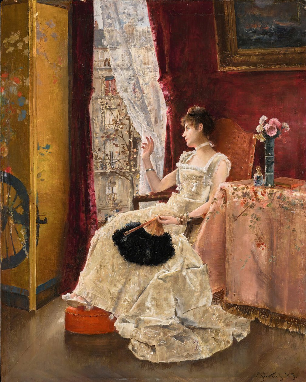 Zaduma, 1885. autorstwa Alfred Emile Stevens