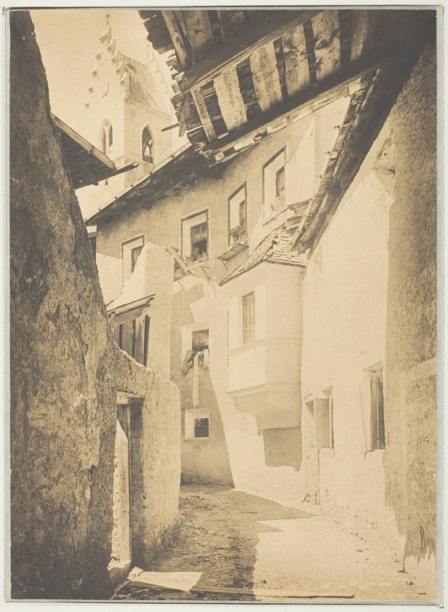 Ulica w Sterzing, Tyrol autorstwa Alfred Stieglitz