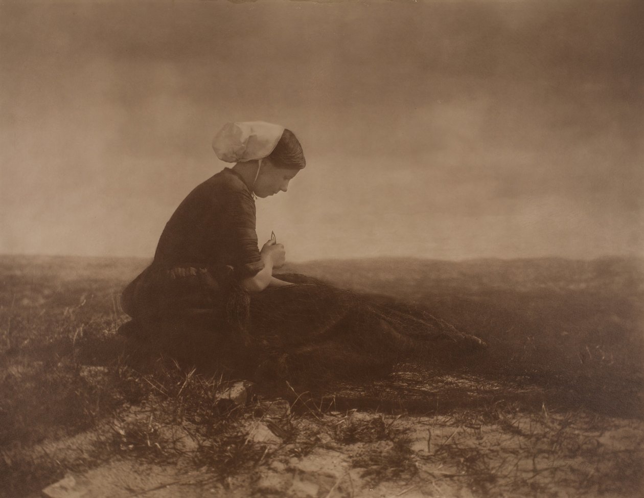 Naprawiacz sieci, 1894. autorstwa Alfred Stieglitz