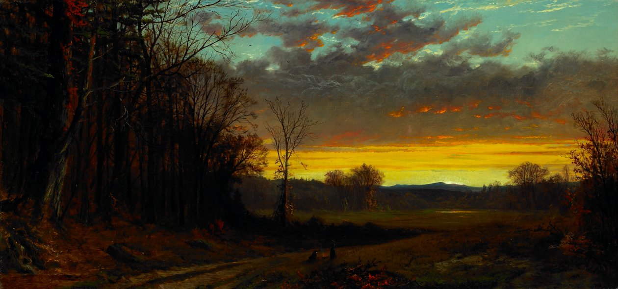 Zmierzch na pustkowiu autorstwa Alfred Thompson Bricher