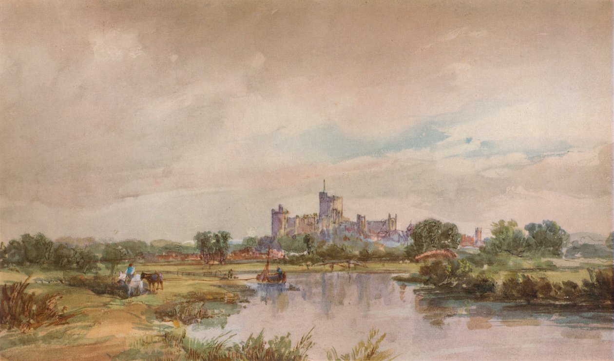 „Zamek nad rzeką”, ok. 1851, 1938 r. autorstwa Alfred Vickers