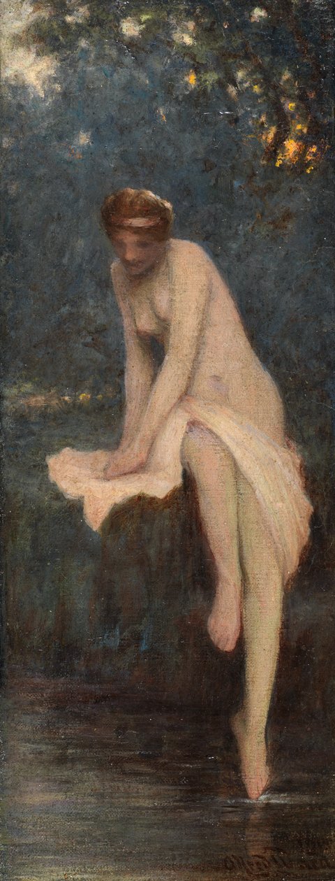 Akty (olej na płótnie) autorstwa Alfred Ward