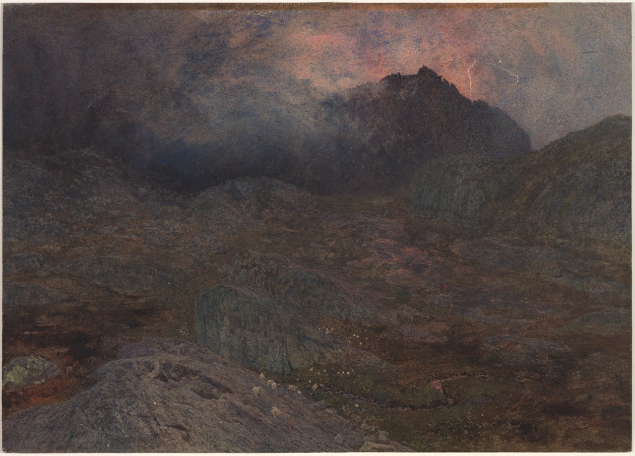 Cwm Trifaen, ok. 1930 r. 1857. autorstwa Alfred William Hunt