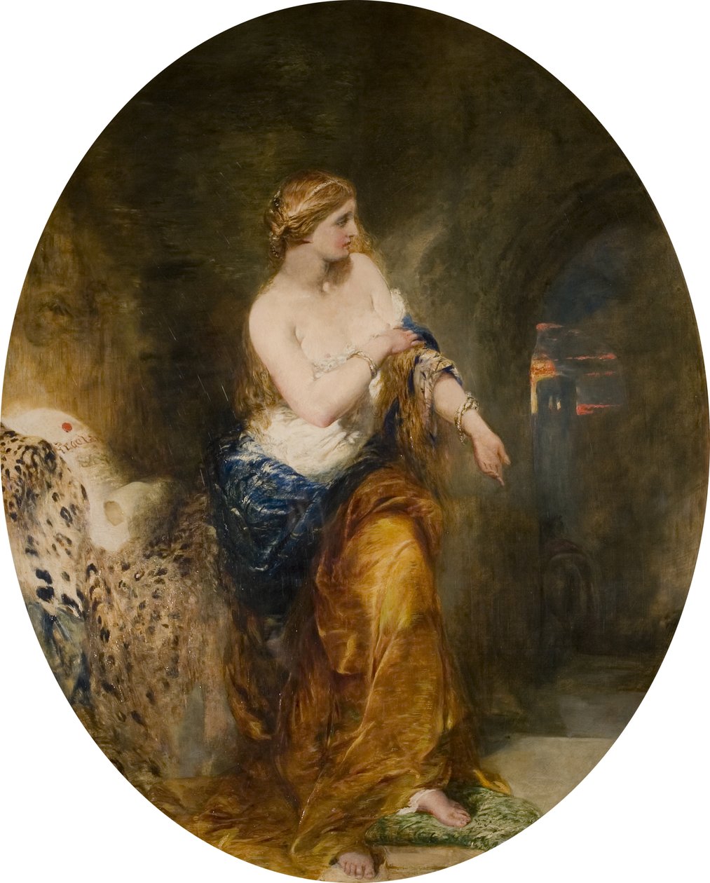 Lady Godiva, 1856 r. autorstwa Alfred Woolmer