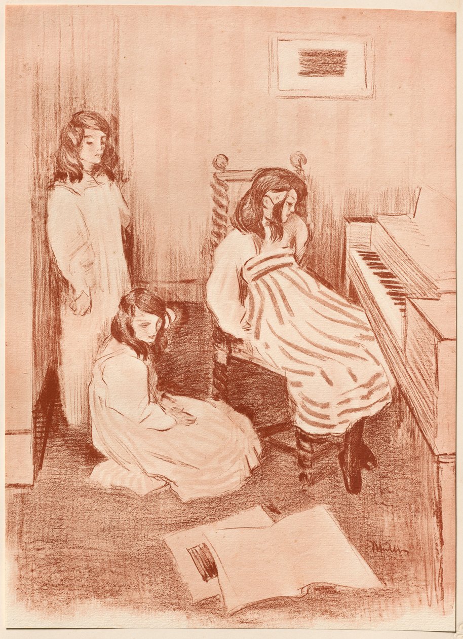 Dąsanie, 1898. autorstwa Alfredo Müller