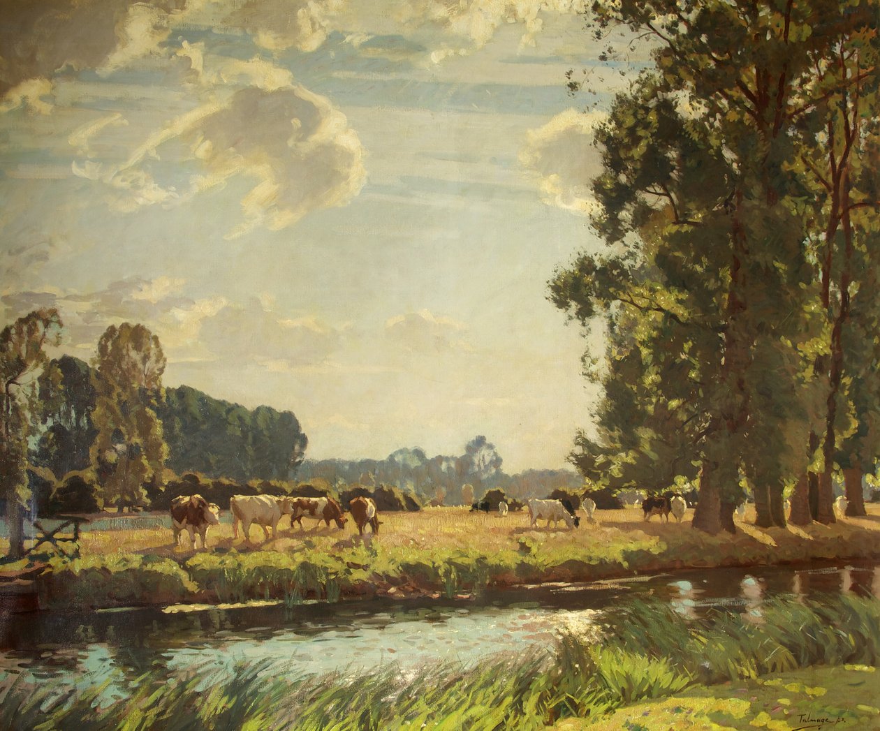 Krajobraz Dedham autorstwa Algernon Mayow Talmage