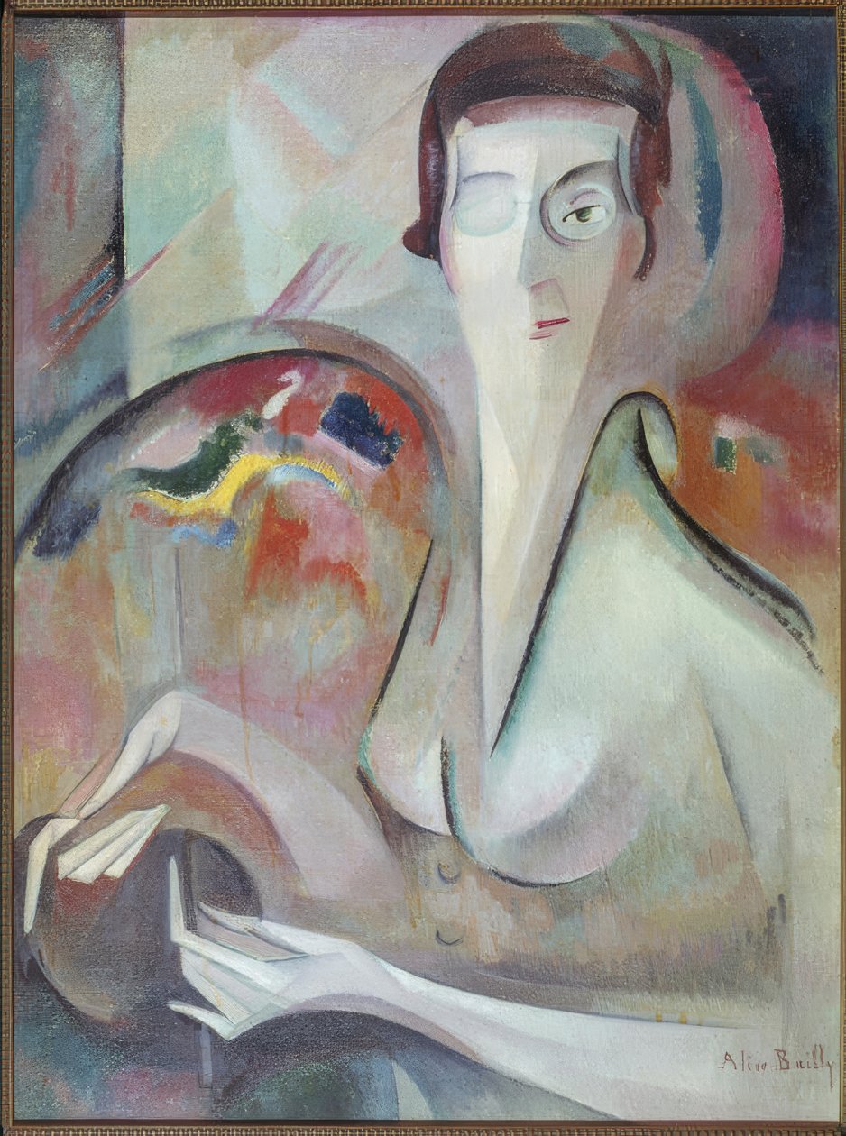 Autoportret Alice Bailly autorstwa Alice Bailly
