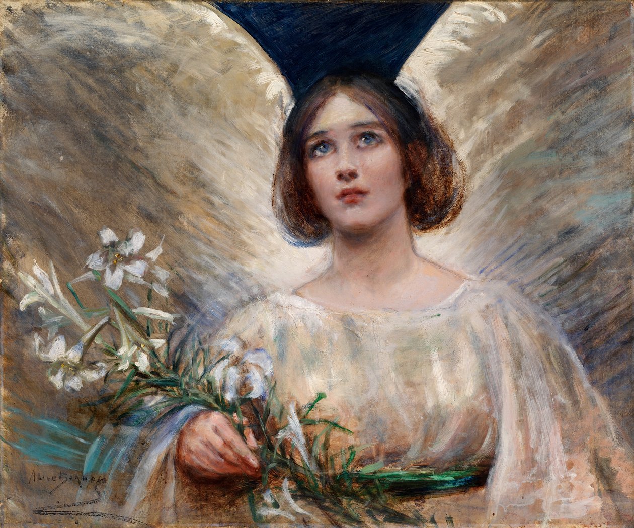 Lilie wielkanocne, koniec XIX-początek XX wieku. autorstwa Alice Pike Barney