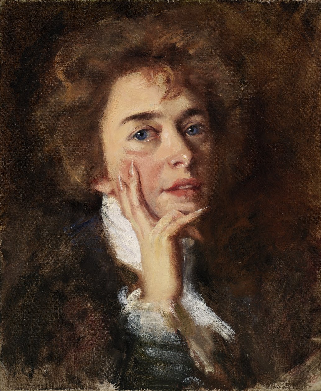 Autoportret z Jabot autorstwa Alice Pike Barney