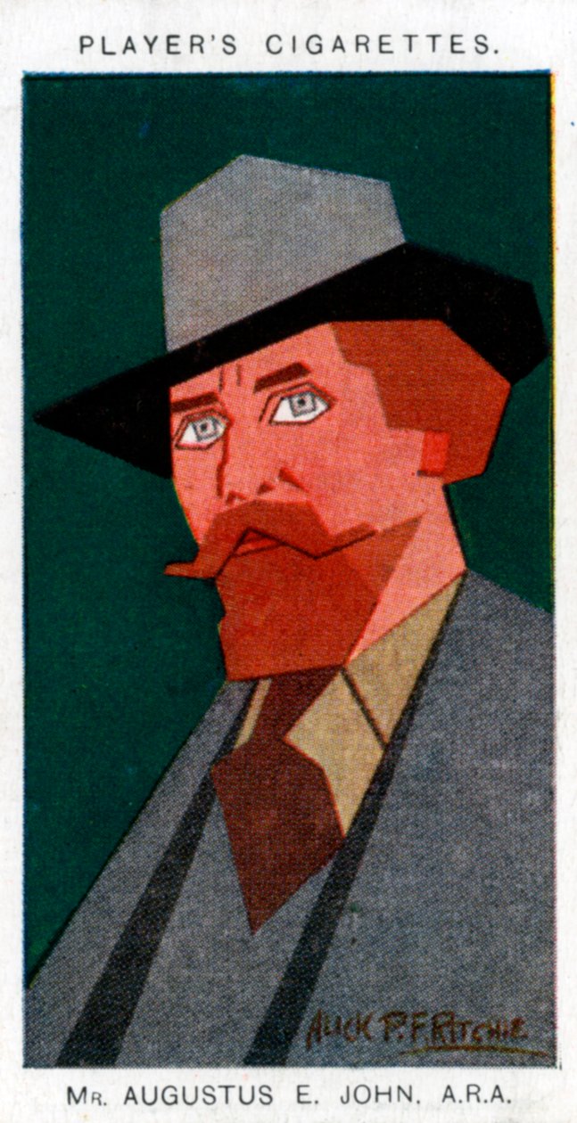 Augustus John, malarz brytyjski, 1926. autorstwa Alick P. F. Ritchie