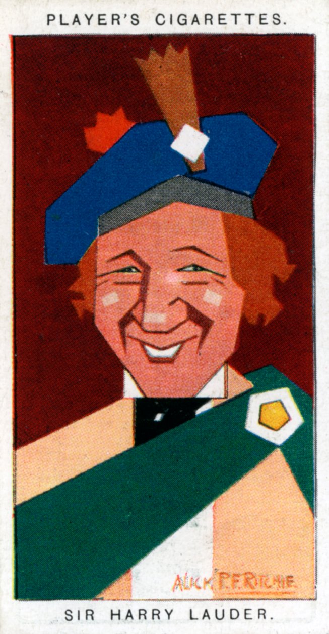 Sir Harry Lauder, szkocki komik, 1926. autorstwa Alick P. F. Ritchie