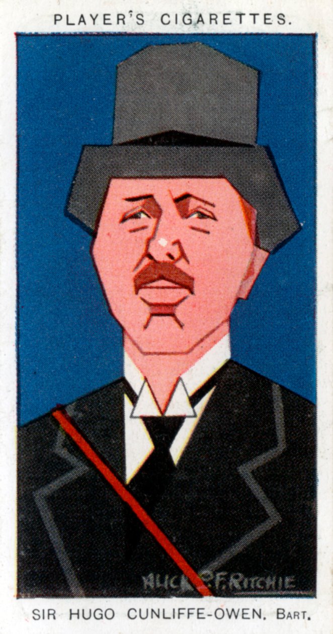 Sir Hugo Cunliffe-Owen, brytyjski biznesmen, 1926. autorstwa Alick P. F. Ritchie
