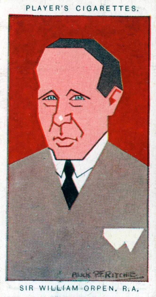 Sir William Orpen, malarz brytyjski, 1926. autorstwa Alick P. F. Ritchie
