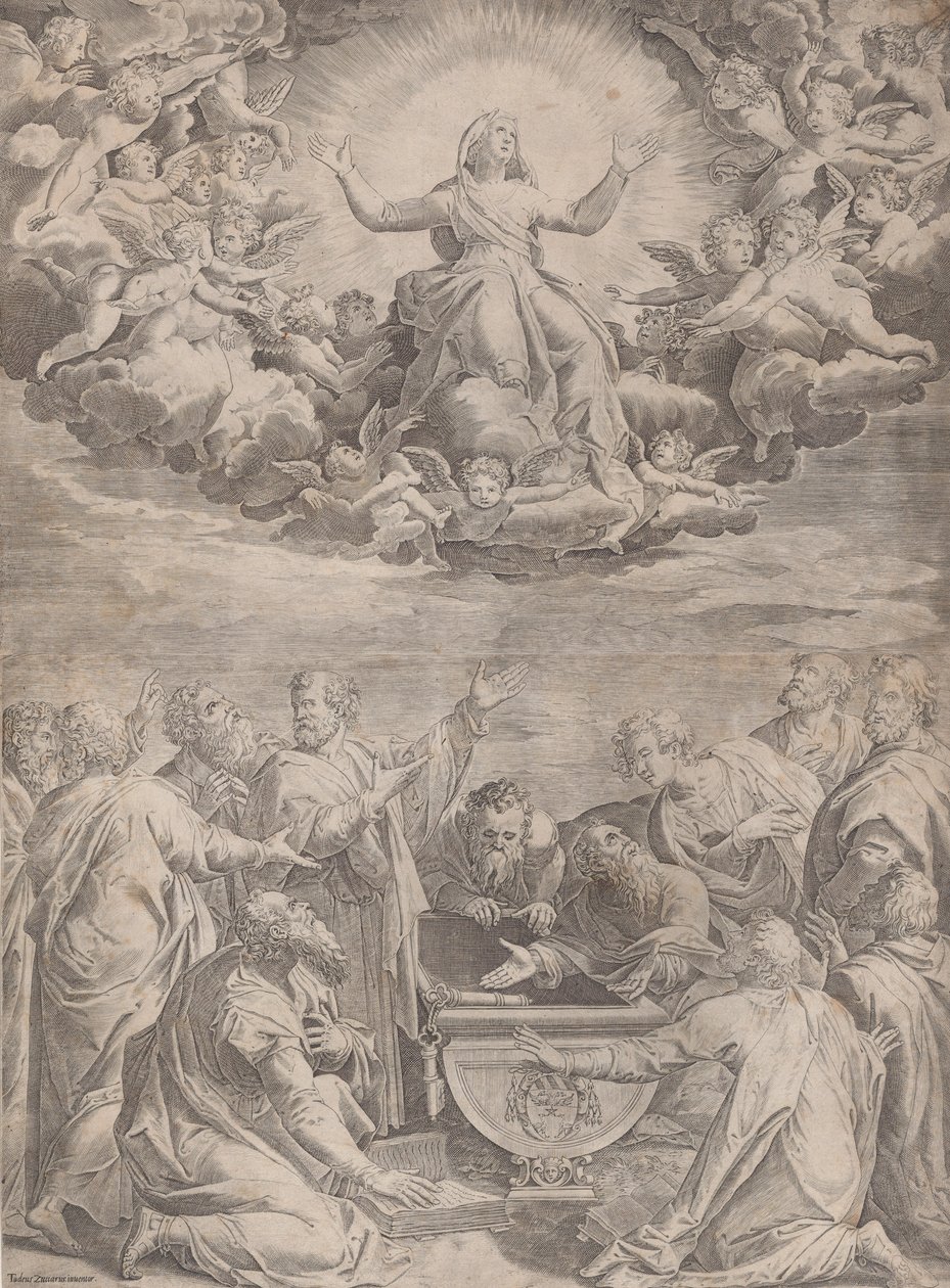 Wniebowzięcie NMP, 1574-99. autorstwa Aliprando Caprioli