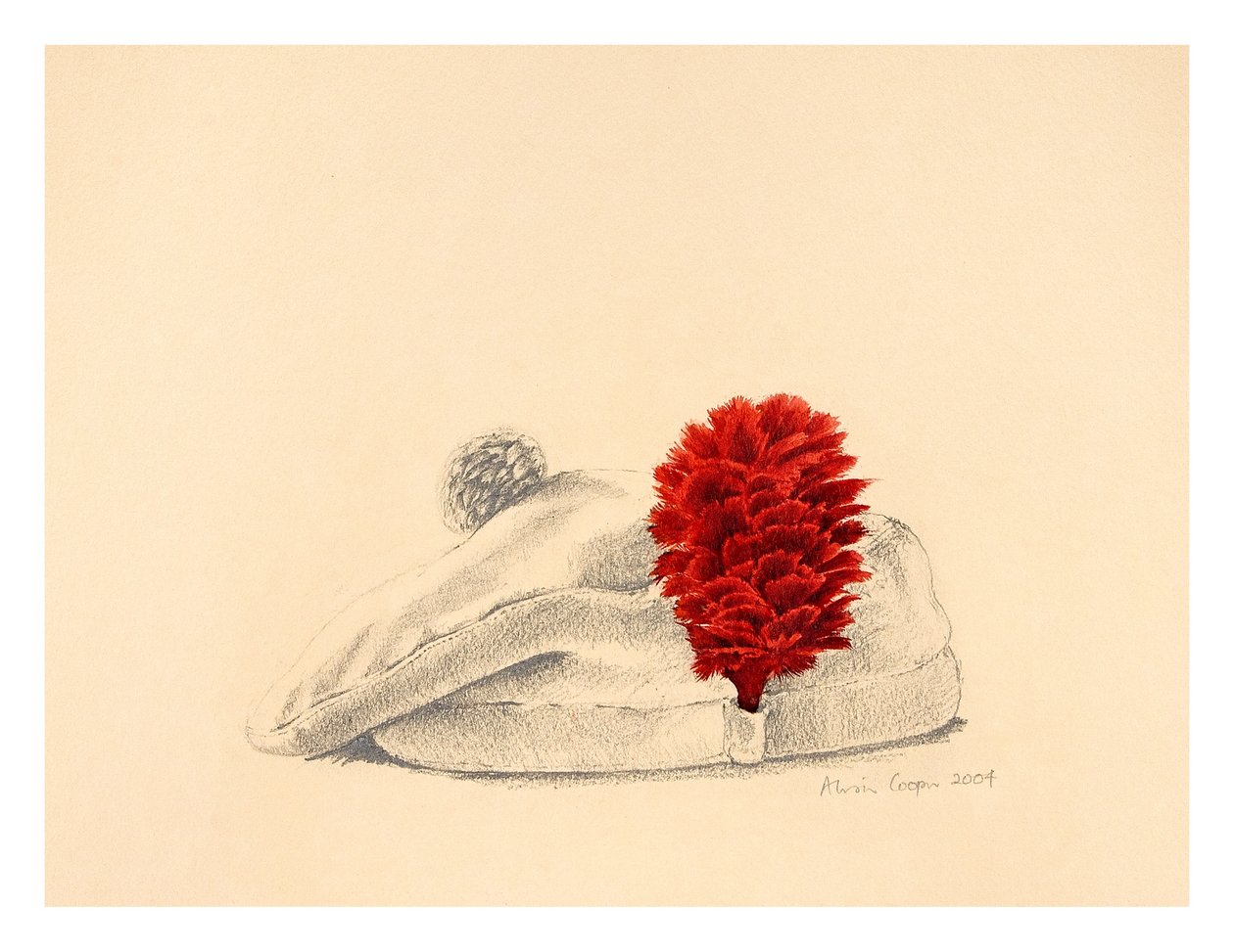 Czarny zegarek Czerwona jeżyna, 2004 r. autorstwa Alison Cooper