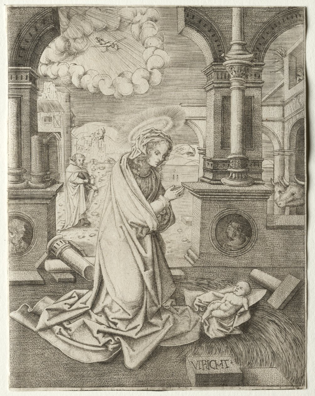 Narodzenia, 1520s. autorstwa Allaert Claesz
