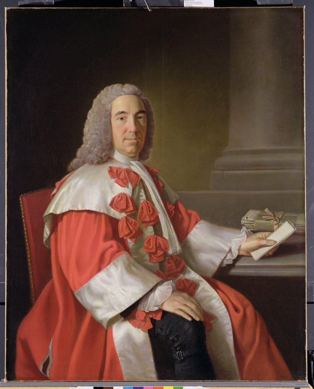 Alexander Boswell, Lord Auchinleck, c.1754-55 autorstwa Allan Ramsay
